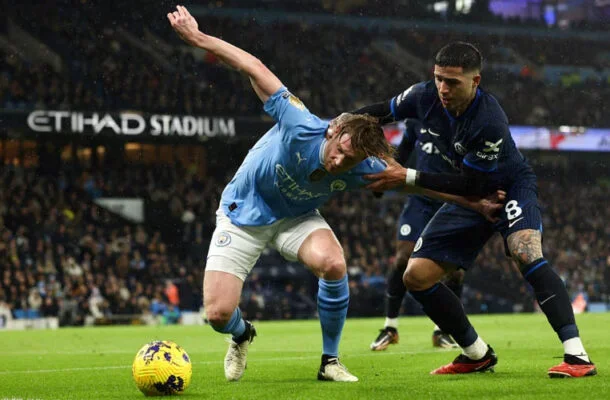 City e Chelsea empatam em jogaço na Premier League - (crédito: Foto: Darren Staples/AFP via Getty Images) City e Chelsea empatam em jogaço na Premier League - (crédito: Foto: Darren Staples/AFP via Getty Images)