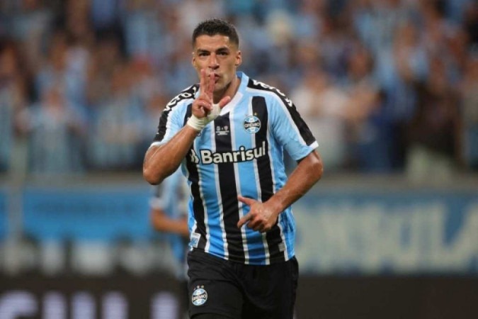 Luis Suárez jogou no Grêmio no ano passado -  (crédito: AFP)