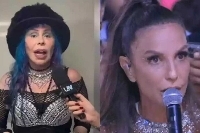 Baby do Brasil e Ivete Sangalo  -  (crédito: Reprodução/Instagram/Montagem Estado de Minas )