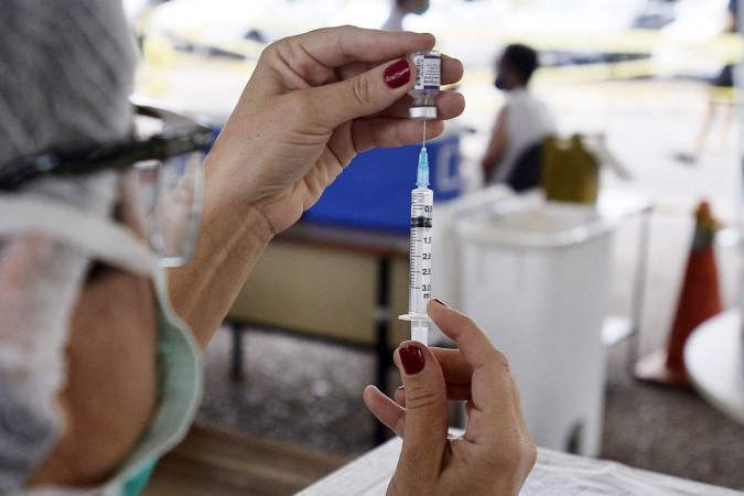 Vacinação no Posto de Saúde do Guará 2. -  (crédito: Minervino Júnior/CB/D.A Press)