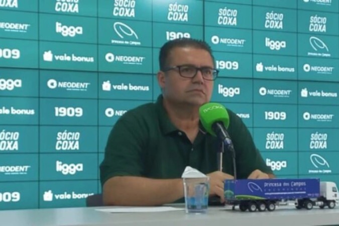 Chávare estava no Coritiba desde novembro de 2023 e morreu aos 57 anos -  (crédito: Foto: Divulgação Coritiba)