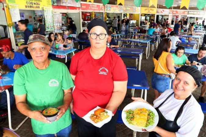 O tacacá de José Graciano, o acarajé de Márcia de Holanda e a galinhada de Ester Maria
