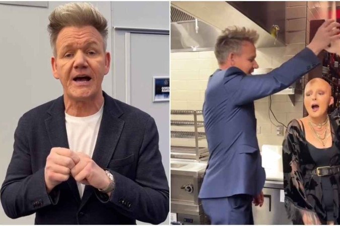 Gordon Ramsay e Madison -  (crédito: Tiktok/ reprodução )