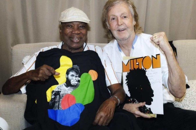 Milton Nascimento é homenageado em blog de Paul McCartney - (crédito: Divulgação/MPL Communications) Milton Nascimento é homenageado em blog de Paul McCartney - (crédito: Divulgação/MPL Communications)
