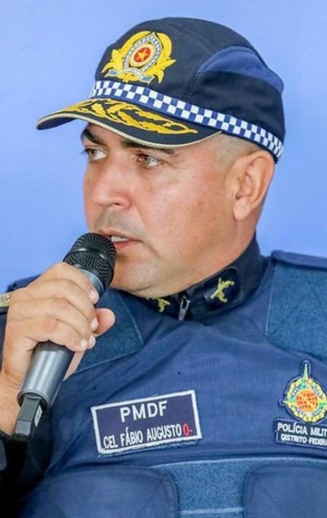Coronel Fábio Augusto Vieira, ex-comandante-geral da Polícia Militar do Distrito Federal -  (crédito: Paulo H. Carvalho/Agência Brasília)