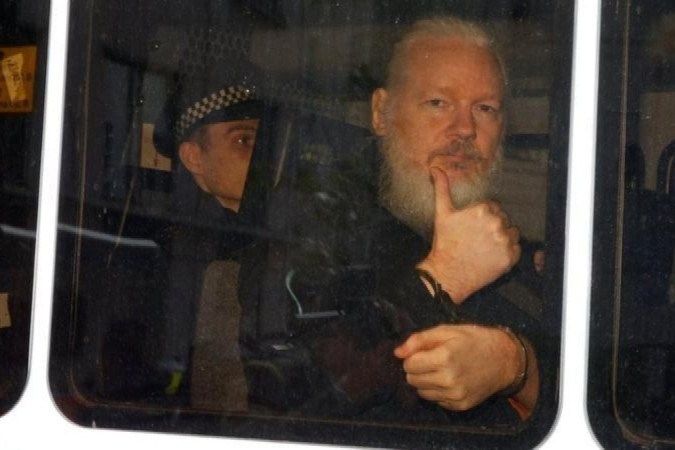 Julian Assange pediu asilo na embaixada do Equador em Londres em 2012 -  (crédito: REUTERS)