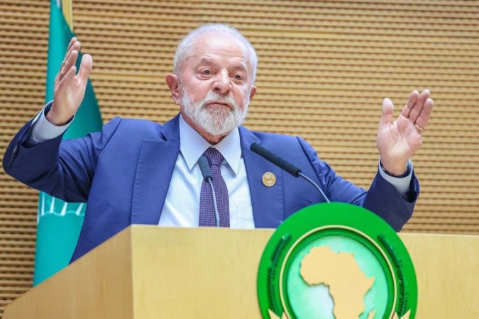 O presidente Lula comparou, em coletiva na Etiópia, a guerra em Gaza ao extermínio de judeus pela Alemanha Nazista -  (crédito: Ricardo Stuckert / PR)