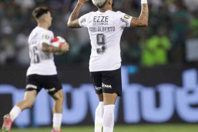 Yuri Alberto fraturou a costela durante o clássico contra o Palmeiras - (crédito: Foto: Rodrigo Coca/Agência Corinthians) Yuri Alberto fraturou a costela durante o clássico contra o Palmeiras - (crédito: Foto: Rodrigo Coca/Agência Corinthians)