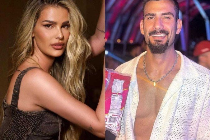 Yasmin Brunet e Nizam -  (crédito: Reprodução Instagram)