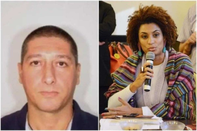 Ex-policial militar Ronnie Lessa é assassino confesso da então vereadora Marielle Franco e do motorista Anderson Gomes -  (crédito: Reprodução/Renan Olaz/CMRJ)