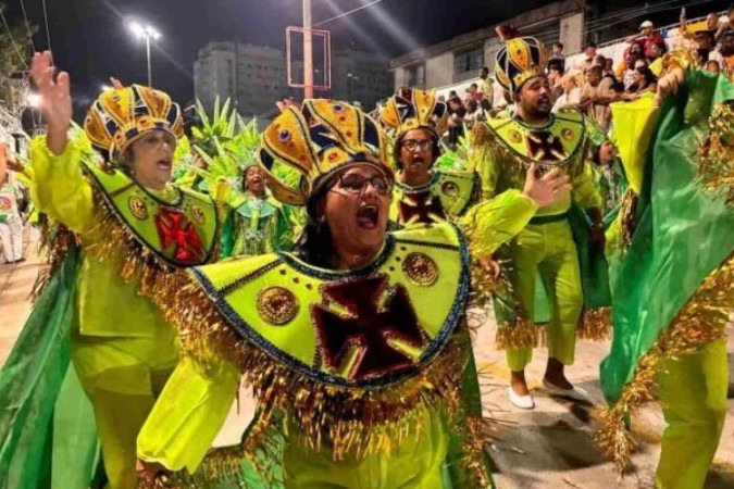 Força Jovem  não fez boa estreia nos desfiles e cai para a Série Bronze -  (crédito: Foto: Reprodução/Instagram)