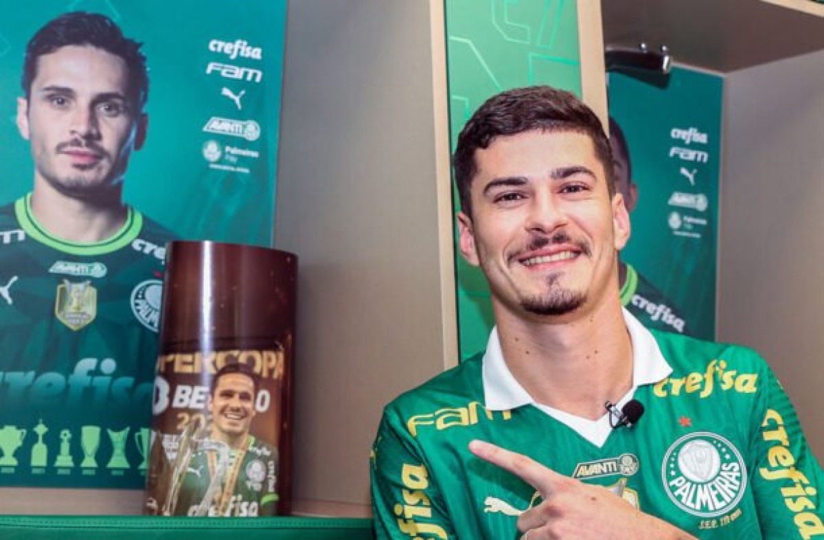 Raphael Veiga é inspiração de Rômulo, a cara nova do Palmeiras