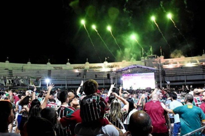 Torcedores do Fluminense poderão acompanhar a final das Laranjeiras - Foto: Divulgação/Fluminense - (crédito: Foto: Divulgação/Fluminense) Torcedores do Fluminense poderão acompanhar a final das Laranjeiras - Foto: Divulgação/Fluminense - (crédito: Foto: Divulgação/Fluminense)