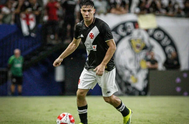 Pablo Galdames celebra seu primeiro gol em sua terceira partida pelo Vasco, no clássico com o Botafogo - (crédito: Leandro Amorim/Vasco) Pablo Galdames celebra seu primeiro gol em sua terceira partida pelo Vasco, no clássico com o Botafogo - (crédito: Leandro Amorim/Vasco)
