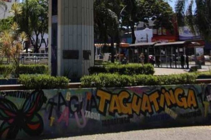  Praça do Relógio em Taguatinga. -  (crédito:  Vinicius Cardoso Vieira/Esp.CB/D.A. Press.)