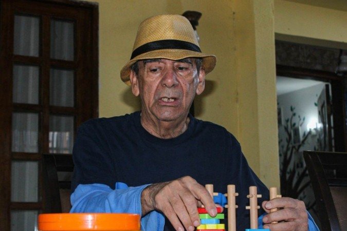  João Vieira Rosa no Reviver Espaço para idosos.