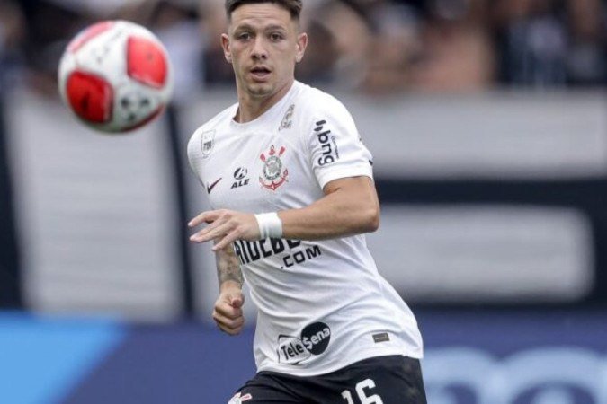 Rodrigo Garro comemora o gol de empate contra o Palmeiras - Foto: Rodrigo Coca/Agência Corinthians - (crédito: Foto: Rodrigo Coca/Agência Corinthians) Rodrigo Garro comemora o gol de empate contra o Palmeiras - Foto: Rodrigo Coca/Agência Corinthians - (crédito: Foto: Rodrigo Coca/Agência Corinthians)