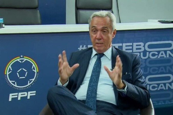 Evandro Carvalho, presidente da Federação Pernambucana de Futebol - Foto: Divulgação / FPF -  (crédito: Foto: Divulgação / FPF)