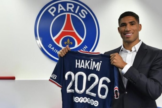 Mbappé e Hakimi têm forte laço de amizade -  (crédito: Divulgação / PSG)