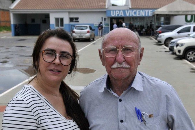 O pai de Elaine, Manoel Ferreira chegou à UPA com vários sintomas e com as plaquetas baixas