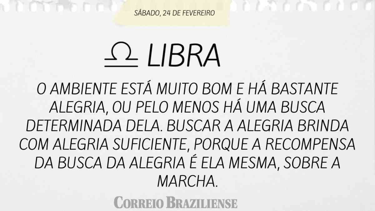 LIBRA | 24 DE FEVEREIRO DE 2024