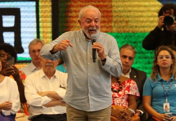 Presidente Lula participou de evento na região central do Rio de Janeiro     -  (crédito: Tânia Rêgo/Agência Brasil)