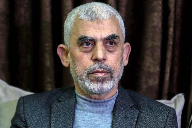Yahya Sinwar, líder do braço político do Hamas em Gaza e um dos homens mais procurados por Israel -  (crédito: EPA)