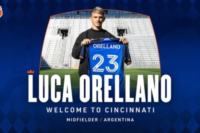 Cincinnati anuncia Orellano de maneira oficial -  (crédito: Foto: Divulgação / FC Cincinnati)