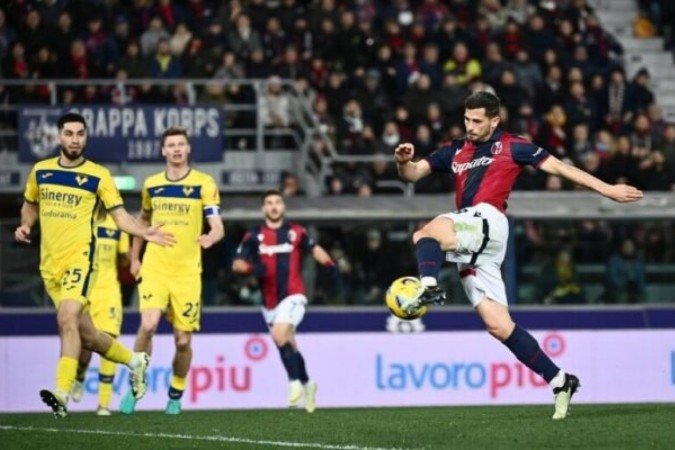 Bologna vence o Hellas Verona com tranquilidade e entra no G4 - (crédito: - Foto: Divulgação / Bologna) Bologna vence o Hellas Verona com tranquilidade e entra no G4 - (crédito: - Foto: Divulgação / Bologna)