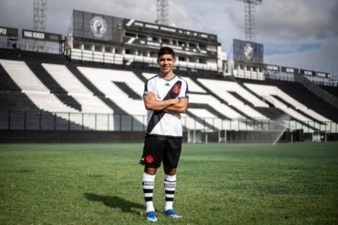 Juan Sforza deverá fazer sua estreia pelo Vasco neste sábado, no estádio Kleber Andrade - (crédito: Foto: Leandro Amorim/Vasco) Juan Sforza deverá fazer sua estreia pelo Vasco neste sábado, no estádio Kleber Andrade - (crédito: Foto: Leandro Amorim/Vasco)