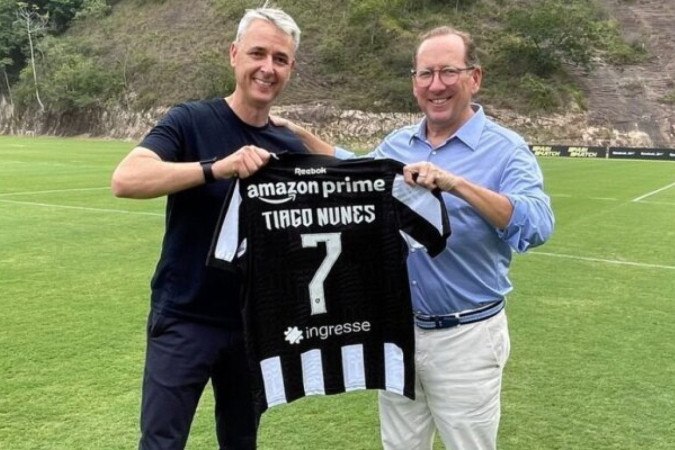 Tiago Nunes não é mais técnico do Botafogo -  (crédito: Foto: Reprodução/ Twitter Botafogo)
