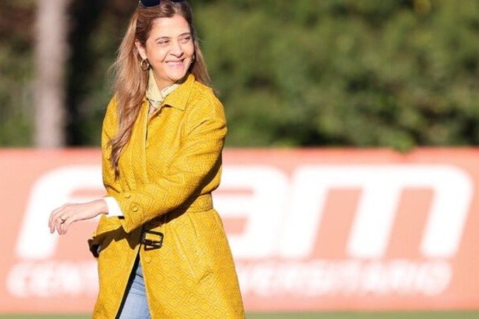 Mandato de Leila Pereira no Palmeiras vai até o fim deste ano -  (crédito: Foto: Fabio Menotti/Palmeiras)