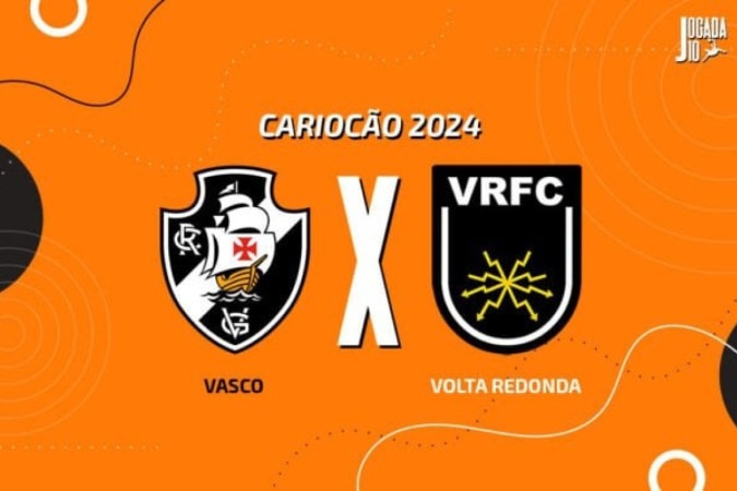 Vasco x Volta Redonda -  (crédito: Foto: Arte Jogada10)