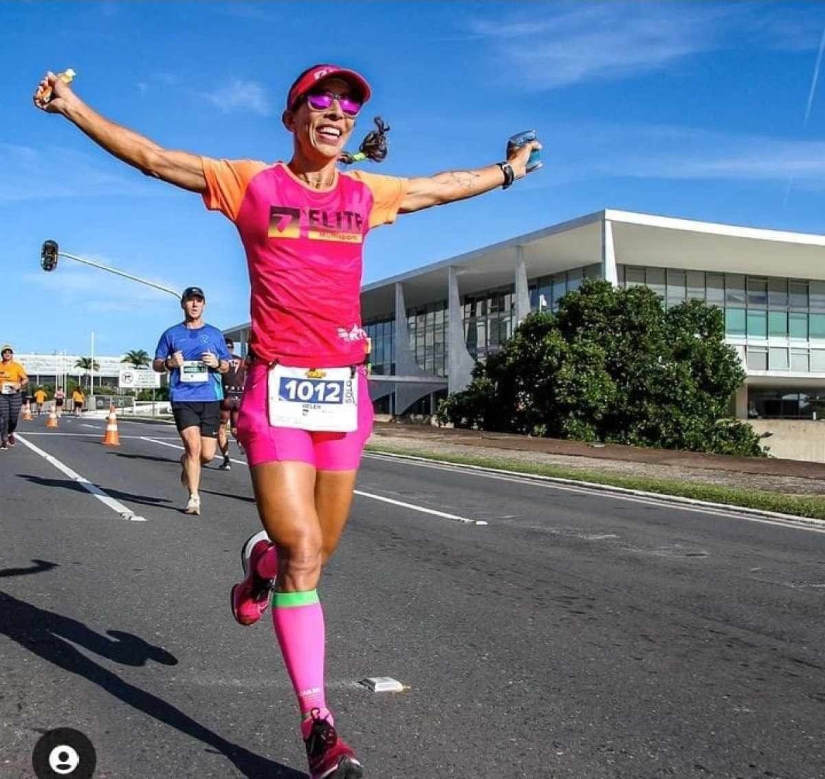 Helen Deluque, terceira colocada no ranking brasileiro de ultramaratona 100km. 