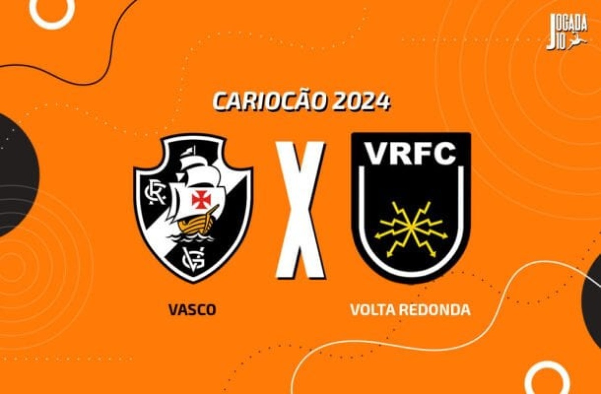 Vasco x Volta Redonda, AO VIVO, com a Voz do Esporte, às 16h