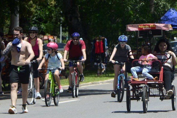 Desde 1991, a via sobre as asas de Brasília é point para a prática de atividades físicas