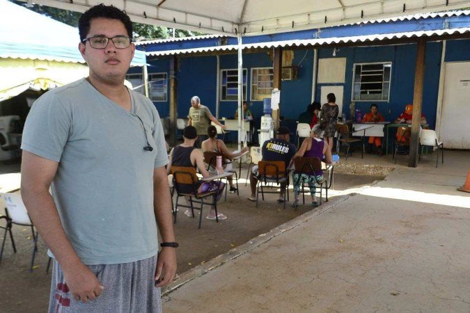  25/02/2024 Crédito: Marcelo Ferreira/CB/D.A Press. Brasil. Brasília - DF - Dengue. Tenda da administração regional de São Sebastião. Gleidison Santos.