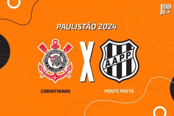 Corinthians x Ponte Preta -  (crédito: Foto: Arte Jogada10)