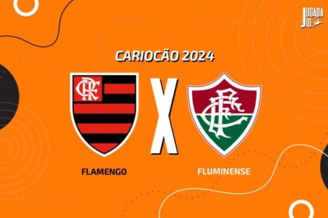 Flamengo x Fluminense -  (crédito: Foto: Arte Jogada10)