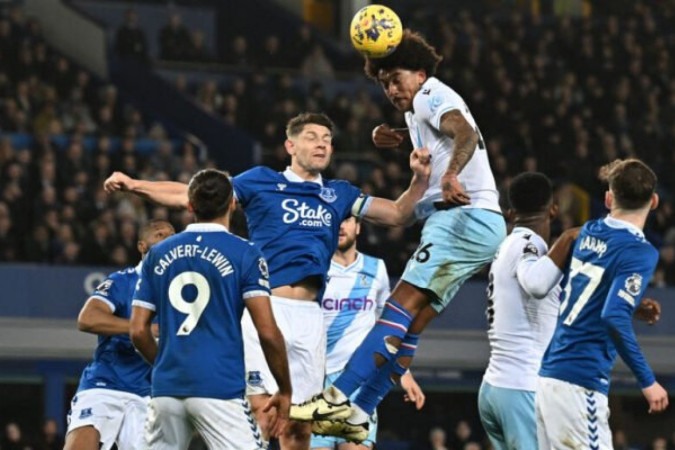 Everton subiu duas posições na Premier League  -  (crédito: Oli Scarff/AFP via Getty Images)