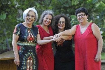  Etarismo feminino. Lara, Helô, Cheila Luz e Solange Teixeira. -  (crédito: Minervino Júnior/CB/D.A.Press)