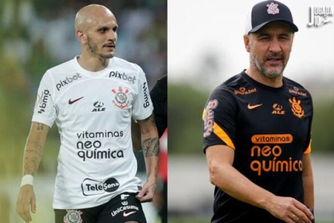 Fábio Santos x Vitor Pereira: farpas de parte a parte - (crédito: Marcelo Caitano) Fábio Santos x Vitor Pereira: farpas de parte a parte - (crédito: Marcelo Caitano)