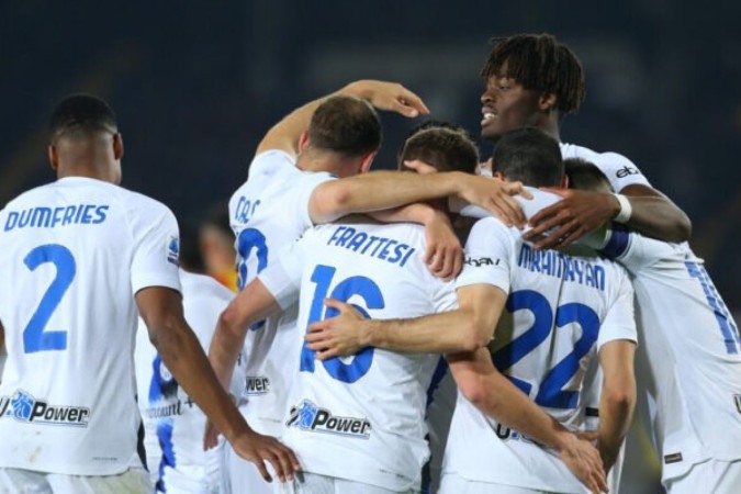Inter vem de vitória por 4 a 0 contra o Lecce -  (crédito: Foto: Carlo Hermann/AFP via Getty Images)