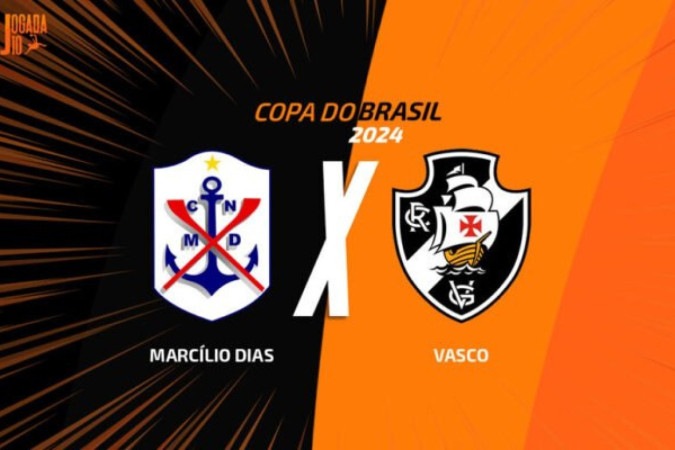 Marcílio Dias x Vasco -  (crédito: Foto: Arte Jogada10)