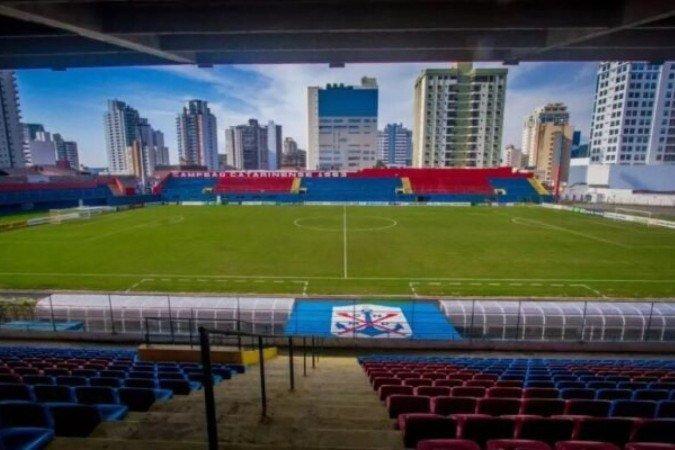 O Estádio Doutor Hercílio Luz recebe a partida da Copa do Brasil - (crédito: Foto: Divulgação / Marcílio Dias) O Estádio Doutor Hercílio Luz recebe a partida da Copa do Brasil - (crédito: Foto: Divulgação / Marcílio Dias)
