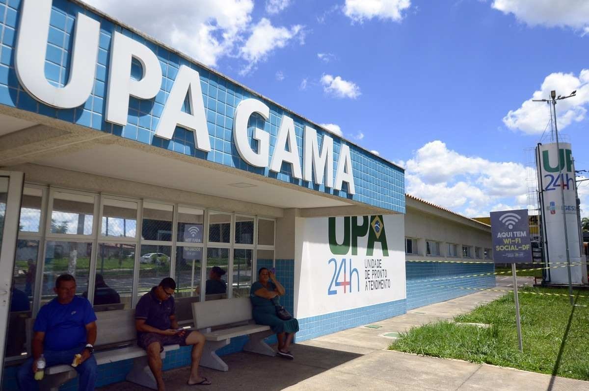 A taxa de ocupação da UPA do Gama está em aproximadamente 258% 28/02/2024 Crédito: Marcelo Ferreira/CB/D.A Press. Brasil. Brasília - DF - DENGUE - UPA do Gama.