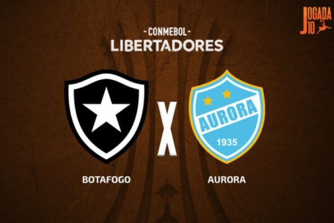 Botafogo x Aurora -  (crédito: Foto: Arte Jogada10)