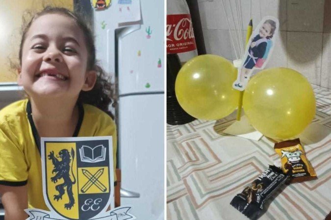 De acordo com Alice, ela quer aprender a ler, a escrever, a contar os números e fazer amigos - (crédito: Suellen da Costa Lima/Arquivo Pessoal) De acordo com Alice, ela quer aprender a ler, a escrever, a contar os números e fazer amigos - (crédito: Suellen da Costa Lima/Arquivo Pessoal)
