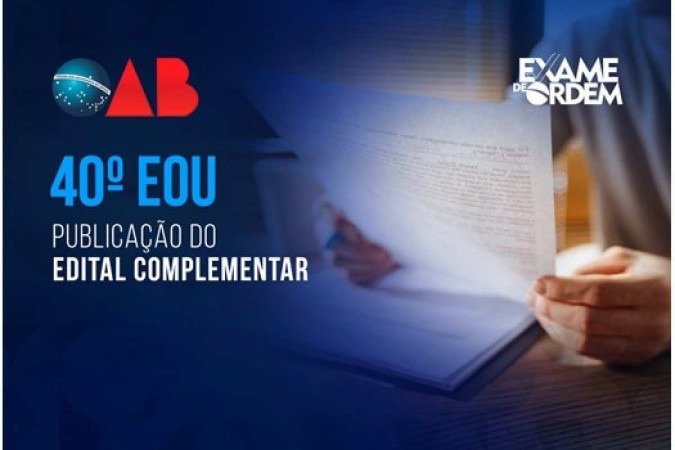 Edital saiu nesta quarta-feira (28). - (crédito: Divulgação/OAB.) Edital saiu nesta quarta-feira (28). - (crédito: Divulgação/OAB.)