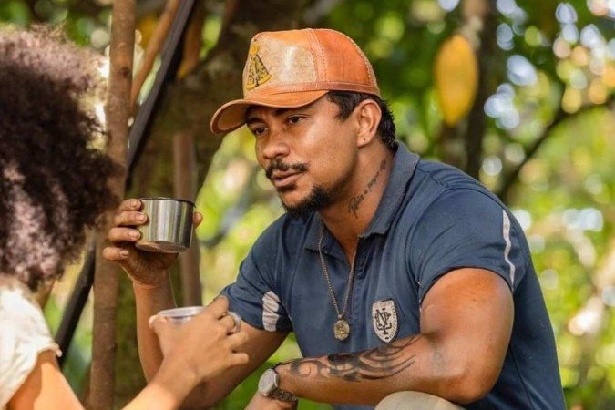 Damião - Xamã - (crédito: Reprodução Globo) Damião - Xamã - (crédito: Reprodução Globo)